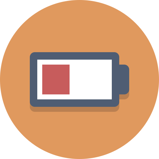 Battery, low battery icon